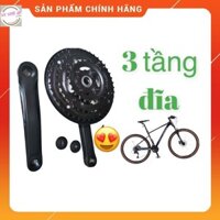 Đùi đĩa xe đạp 3 tầng thép bọc - giò xe đạp Xư Xinh AH
