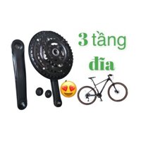 Đùi đĩa xe đạp 3 tầng thép bọc - giò xe đạp