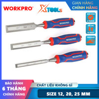 Dùi đục gỗ 3 cái kích thước 1/2 inch, 13/16 inch, 1 inch (12,20,25mm) Workpro - WP201301