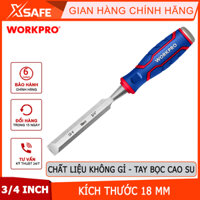 Dùi đục gỗ Workpro - WP243008 kích thước 3/4 inch 18mm Chính hãng