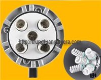 Đui lắp 5 bóng đèn chụp ảnh sản phẩm