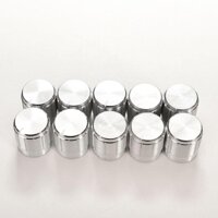 DUIS  10PCS Aluminum Knobs Rotary Switch Potentiometer Volume Control Pointer Hole 6mm