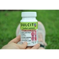 Dulcit Giãn tĩnh mạch Holistica Giúp Giảm Đau Chân, Nặng Chân Do Suy Giãn Tĩnh Mạch (Hộp 60 viên)