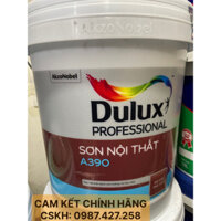 Dulux sơn phủ nội thất A390 hàng dự án Professional 18 lít
