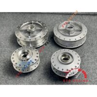 Đùm Bánh Căm Trước Sau Sirius Bạc Và Crom