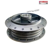 Đùm moay ơ bánh sau xe SIRIUS, JUPITER, EXCITER... xám zin Yamaha