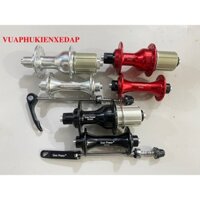 Đùm moay ơ Coer Power nhôm bạc đạn cối nổ líp thả phanh vành 20-24 , 32 Lỗ 4 Bạc đạn 3 cá cao cấp