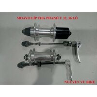 Đùm, Moayo xe đạp líp thả phanh u 32, 36 lỗ