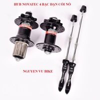 Đùm xe đạp, Moayo xe đạp thể thao Novatec D041SB/D042SB Cối nổ, phanh đĩa 32 lỗ Chính hãng