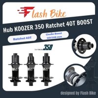 Đùm Xe Đạp MTB KOOZER 350 Ratchet 40T Phanh Đĩa Hợp Kim Nhôm Trục Cr-Mo 32 Lỗ Boost 110x 15/148x 12 mm Cối HG/XD/MS 8-12