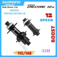 Đùm Xe Đạp MTB SHIMANO Deore FH HB MT510 MT410 12 Tốc Độ 110x 15 / 12x148mm 32H Phanh Đĩa Cối Micro Spline
