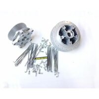 Đùm xe exciter 150 màu bạc có căm mạ crom-, trước và sau