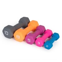 Dumbbell bọc cao su, Tạ Tay Nam Nữ Size 1->10kg Tạ tay lõi gang Cao Cấp