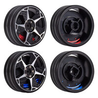 DUMBORC Remote Control Metal Handwheel Steering Wheel for X6 X6PM X10P Flysky NB4 Transmitter Replacement Parts DIY Acce