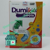 Dumikids ZAPOTA - Hỗ trợ giảm nguy cơ rối loạn tiêu hóa do loạn khuẩn đường ruột, dùng cho trẻ tiêu hóa kém, đi ngoài