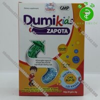 Dumikids ZAPOTA - Hỗ trợ giảm nguy cơ rối loạn tiêu hóa do loạn khuẩn đường ruột, dùng cho trẻ tiêu hóa kém, đi ngoài