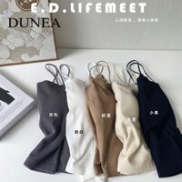 DUNEA Áo hai dây có mút đệm ngực thiết kế quyến rũ cho nữ