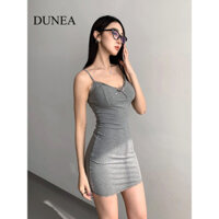 Dunea Gợi Cảm Với Áo Lót Ren Khâu Bodycon Đầm