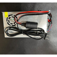 [Dùng Cho Các Loại Máy Bơm Lốp Xe] Bộ Nguồn 12V/20A 240W Chuyển 220V Sang 12V Đầu Cắm Ô Tô