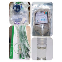 Dụng cụ 10 ngày đầy đủ, (1 Túi truyền + 5 dây + 250g Cafe Túi lọc + 1 dầu dừa),thụt tháo đại tràng, thải độc cafe enema