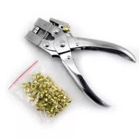 Dụng cụ bấm lỗ giấy đường kính 5mm dày 3 tờ kèm khoen