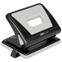 Dụng Cụ Bấm Lỗ Giấy Thủ Công Deli Tối Đa 15 Tờ - Chắc Chắn, An Toàn, Linh Hoạt - Sử Dụng Cho Các Loại Giấy - E0105 - Xám