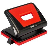 Dụng Cụ Bấm Lỗ Giấy Thủ Công Deli Tối Đa 15 Tờ - Chắc Chắn, An Toàn, Linh Hoạt - Sử Dụng Cho Các Loại Giấy - E0105 - Đỏ