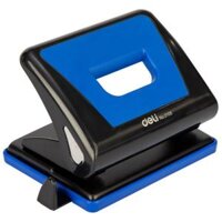 Dụng Cụ Bấm Lỗ Giấy Thủ Công Deli Tối Đa 15 Tờ - Chắc Chắn, An Toàn, Linh Hoạt - Sử Dụng Cho Các Loại Giấy - E0105 - Xanh dương