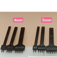 Dụng Cụ Bấm Lỗ Tròn 4/5/6mm 2 4 6 Ngành handmade Vật Liệu Da