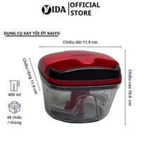 Dụng Cụ Băm Rau Củ Quả, Xay Tỏi Ớt Mini Cầm Tay Kaiyo, Máy Xay Đồ Ăn Dặm Cầm Tay- Nhật Bản Kaiyo (SP41232770-SP41232769)