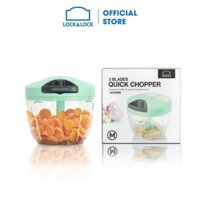 Dụng cụ băm rau củ quả Lock&Lock Size M 650ml CKS309GRN