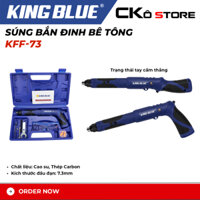 Dụng cụ bắn đinh bê tông KFF-73 King Blue chuyên dụng cho bê tông, tường gạch, và thép