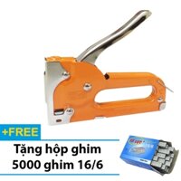 Dụng cụ bắn ghim - Kìm bấm ghim TOP cầm tay đa năng, tiện dụng - Tặng 5000 ghim 16/6