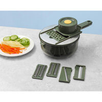 Dụng cụ bào sợi thái lát rau củ 5 lưỡi đa chức năng mặt bào inox 304 cao cấp loại 1 dày dặn dùng bào mỳ cắt lát dưa leo