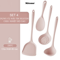 Dụng cụ bếp 7 món Silicon cao cấp, tuyệt đối ăn toàn chính hãng Mitomo