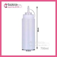 (Dụng Cụ) Bình Đựng Sữa Đặc, Đường, Sirô 700ml