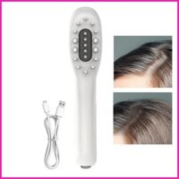 Dụng cụ bôi dầu da đầu bằng điện Bàn chải bôi da đầu 2 trong 1 Dụng cụ bôi da đầu màu đỏ và xanh Lược dầu hontinvn