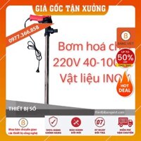 Dụng Cụ Bơm Hút Chất Lỏng - Máy Bơm Hóa Chất Từ Thùng Phi Chạy Điện 220V SB-6B Thân Inox Siêu Bền - Thiết Bị Bằng Việt