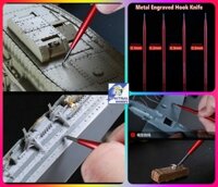 Dụng cụ Border tạo line detail chisel móc câu BD0042-45 0.1mm-0.5mm Metal Engraved Hook Knife