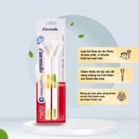 Dụng cụ cạo lưỡi Coral, nhựa PP an toàn cho sức khoẻ. Thiết kế 2 đầu cạo, tăng gấp đôi khả năng làm sạch