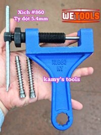 Dụng cụ cắt đột cảo tháo mắt xích sên xe công nghiệp nặng xích máy gặt máy cày 860 Wetools WT-HY-1075