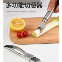 Dụng cụ cắt hành lá bằng thép không gỉ 304 dụng cụ nhà bếp sáng tạo hành lá thái nhỏ hành lá thái nhỏ Q5JI