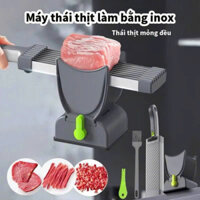 Dụng Cụ Cắt Lát Thịt, Máy Thái Lát Thịt Điều Chỉnh Độ Dày Mỏng Inox Không Gỉ Cao Cấp