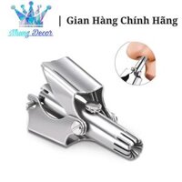Dụng cụ cắt tỉa lông mũi bằng thép không rỉ có hộp cao cấp