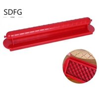 Dụng cụ cắt xúc xích SDFG, Dụng cụ cắt chó nóng sáng tạo bằng thép không gỉ, Dụng cụ nướng thịt Ham bền màu đỏ bằng nhựa tiết kiệm nhân công