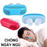 Dụng Cụ Chống Ngáy Ngủ 2 in 1 - Thiết Bị Hỗ Trợ Chống Ngủ Ngáy