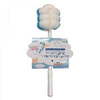 Dụng Cụ Cọ Rửa Chai Lọ, Bình Sữa Mút Xốp (màu Xanh,Trắng)