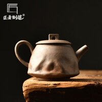 Dụng Cụ Đá Cầm Tay Ấm Trà Dung Tích Nhỏ Hộ Gia Đình Máy Làm Trà Đá Cũ Bùn Retro Nồi Đơn Trung Quốc Kung Fu Bộ Trà Tay Cầm Chính Hãng Nồi 2 * 23 / 25