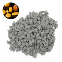 Dụng Cụ Đánh Bóng Đá Gốm 450g Với Đĩa Mài Đá Corundum Hình Tam Giác Dùng Với Máy Rung Tumblers