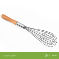 Dụng cụ đánh trứng, đánh kem cán gỗ giá rẻ